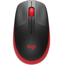 Мышь Logitech M190 черный/красный