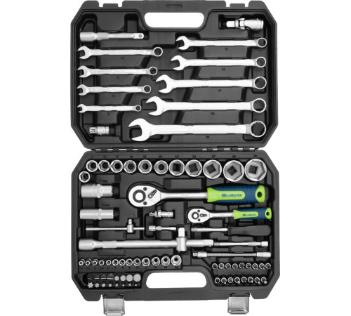 Универсальный набор инструментов СибрТех 13391 82 предмета