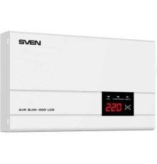 Стабилизатор напряжения  SVEN AVR SLIM-500 LCD
