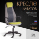 Офисное кресло TetChair Aviator флок/ткань олива/серый/серый