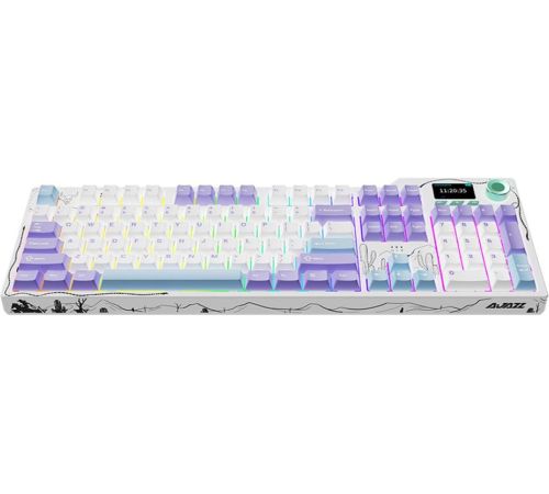Клавиатура Ajazz AK35I V4 фиолетовый/белый/синий, Ajazz Avocado