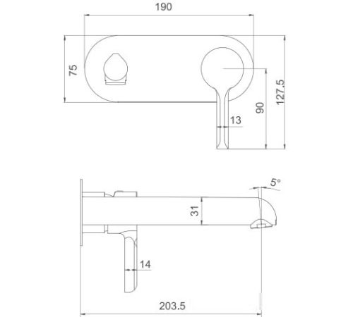 Смеситель Gappo G1003-26