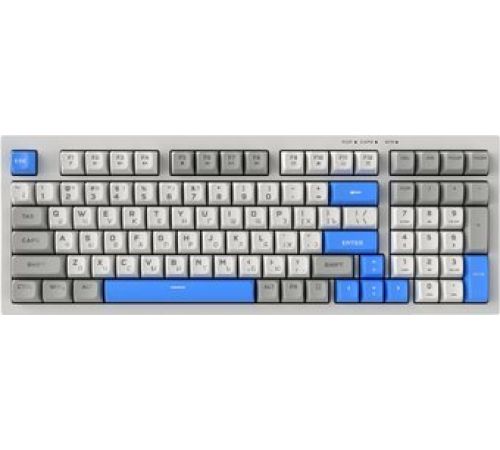 Клавиатура Ritmix RKB-598BL серый/белый