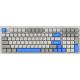 Клавиатура Ritmix RKB-598BL серый/белый