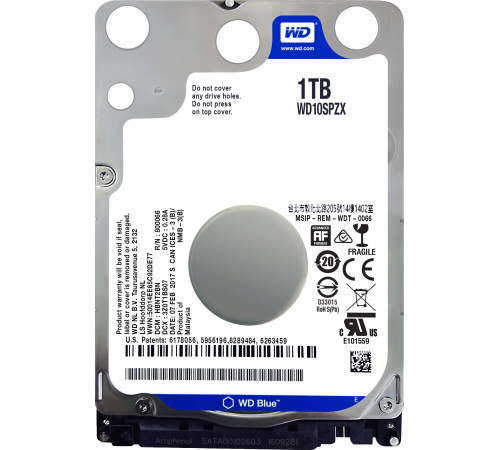 Жесткий диск WD Blue 1TB [WD10SPZX]