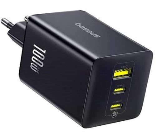 Сетевое зарядное Baseus EnerFill FE11 Fast Charger 2C+U 100W EU P10182102123-00