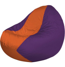Кресло-мешок Flagman Classic К2.1-233 фиолетовый/оранжевый