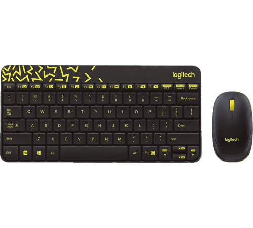 Мышь + клавиатура Logitech MK240 Nano 920-008213 черный