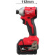 Винтоверт Milwaukee M18 M18BLIDRC-402C 4933492840 с 2-мя АКБ, кейс