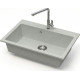 Кухонная мойка MARRBAXX Карельский камень модель 39/Q10 светло-серый