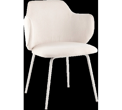 Стул с подлокотниками Stool Group Eira VC029 Farm-103 вельвет белый