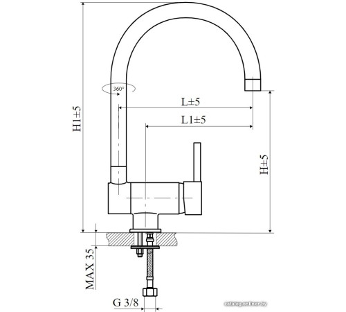 Смеситель Slovarm ED.3508.A