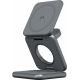 Беспроводное зарядное Magssory Fold Pro 3 в 1 WCH063 темно-серый