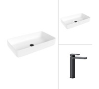 Умывальник Lauter 21487-60 + Cascade 21СК0655BS