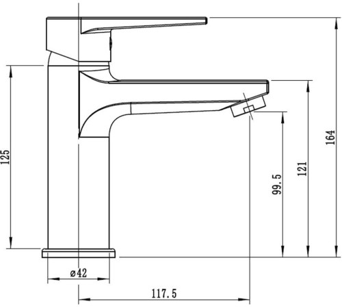 Смеситель Esko Budapest BT26M
