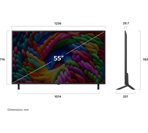 Телевизор LG Nanocell AI NANO90 55NANO90A6B