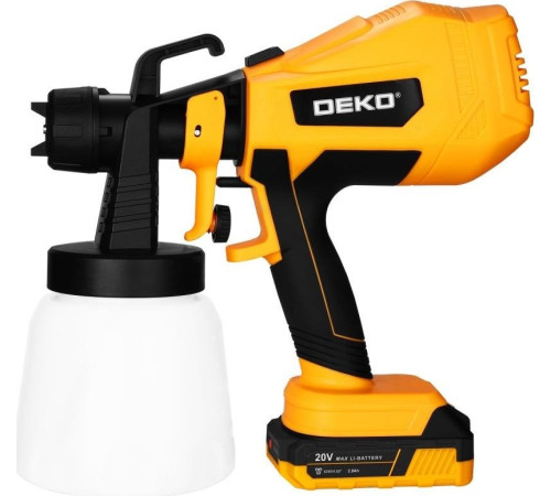 Краскораспылитель Deko SGDK20-Li 086-1020 с 2-мя АКБ