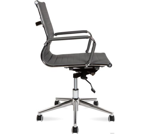 Офисное кресло Norden Техно LB HA-100-45 экокожа, хром/серый