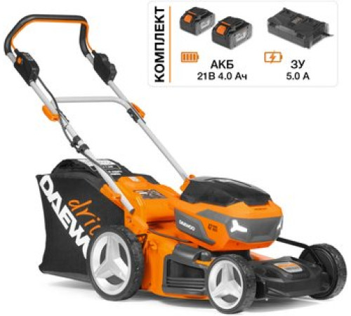 Газонокосилка Daewoo Power DLM 5042Li Set с 2-мя АКБ