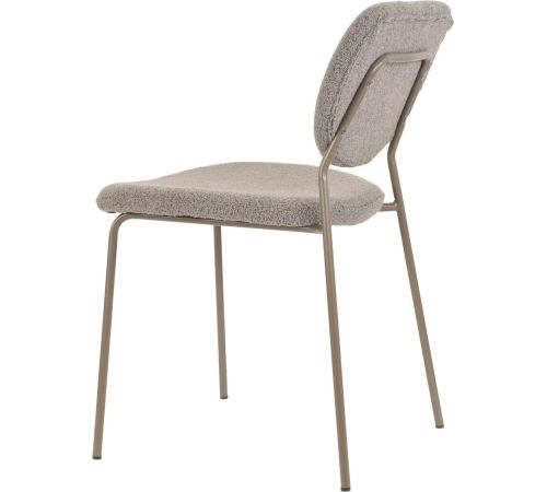 Стул Stool Group Gigi DRC-9155-B темно-серый букле/ножки серые