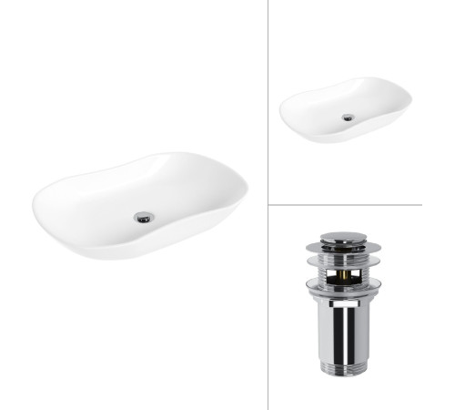 Умывальник Lauter 21570 + клапан 21190CH