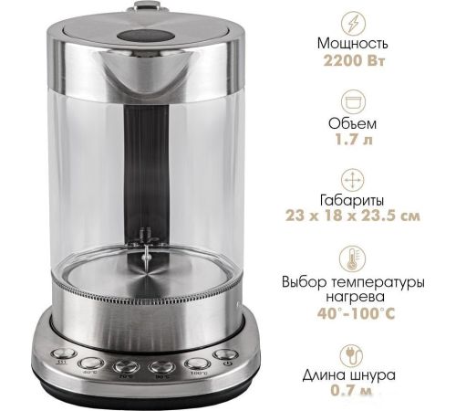 Электрический чайник Endever KR-366G