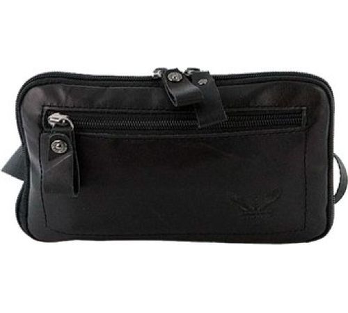 Мужская сумка Poshete 253-8869-24-BLK черный
