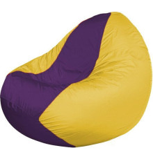 Кресло-мешок Flagman Classic К2.1-260 желтый/фиолетовый