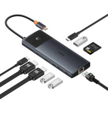 Док-станция Baseus Metal Gleam Series II 10-in1 USB Hub B00061800123-00