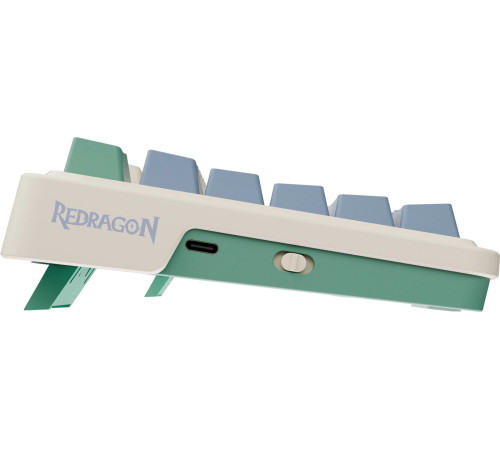 Клавиатура Redragon Ucal Pro бежевый/зеленый