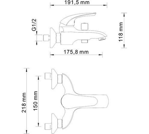 Смеситель Wasserkraft Rossel 2801