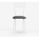 Стул Mio Tesoro Сигма черный/белый