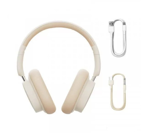 Наушники Baseus Bowie D05 белый/бежевый