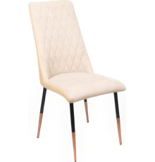 Стул Shado Маффин Premium бежевый/черные ножки