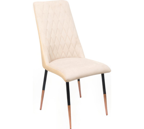 Стул Shado Маффин Premium бежевый/черные ножки
