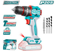 Ударная дрель-шуруповерт Total TIDLI206681 без АКБ