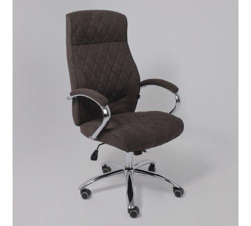 Офисное кресло AksHome Star ткань/темно-коричневый