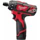 Дрель-шуруповерт Milwaukee M12 BD-202C 4933441900 с 2-мя АКБ, кейс