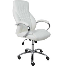Офисное кресло AksHome Mastif Eco экокожа, белый