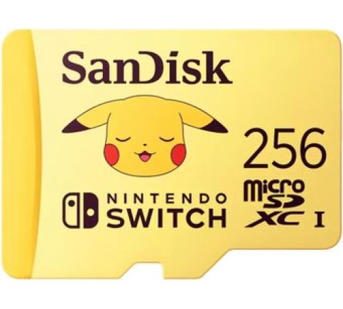 Карта памяти SanDisk Pokemon microSD 256GB SDSQXAO-256G-GN6ZK