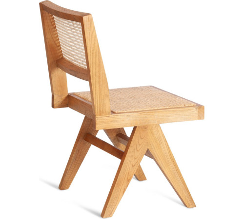 Стул TetChair Loki дерево вяз/ротанг 51x44x86 груша №3