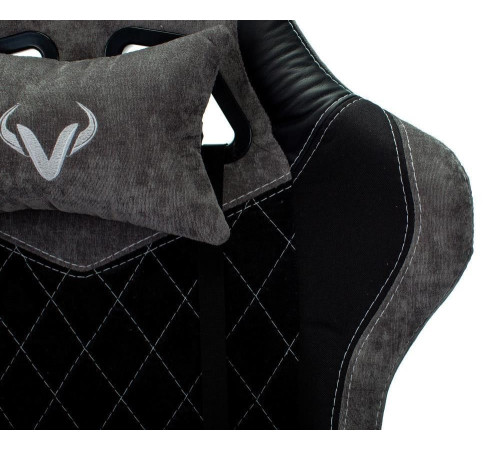 Игровое геймерское кресло Zombie Viking 7 Knight ткань/экокожа, черный