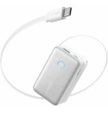 Внешний аккумулятор Anker Nano Power Bank Built-in USB-C A1638 45W 10000mAh белый