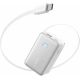 Внешний аккумулятор Anker Nano Power Bank Built-in USB-C A1638 45W 10000mAh белый