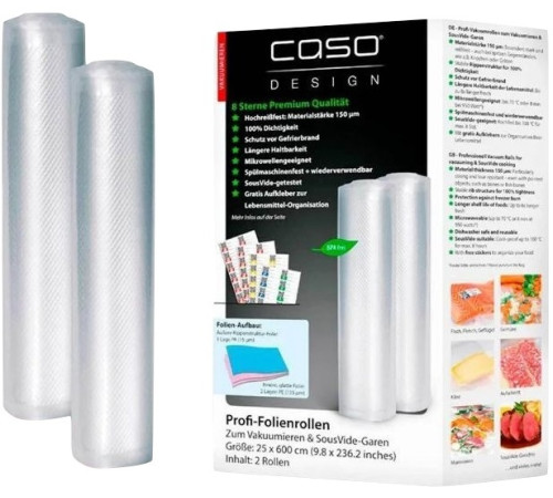 Рулоны вакуумной пленки CASO VC 25x600