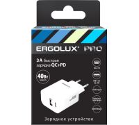 Сетевое зарядное Ergolux ELX-РA04QC-C01