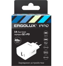 Сетевое зарядное Ergolux ELX-РA04QC-C01