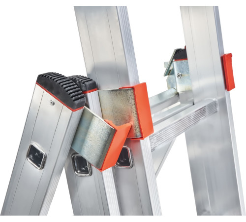 Лестница-стремянка Новая высота NV 323 трёхсекционная усиленная 3x17 ступеней