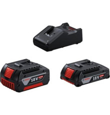 Аккумулятор с зарядным устройством Bosch 1600A01ZS9 18В/4 Ah + 18В/2 Ah + 18В