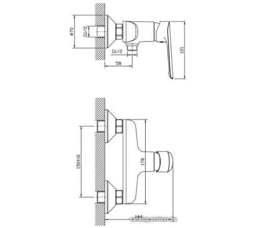 Смеситель Esko Lagos LG 80